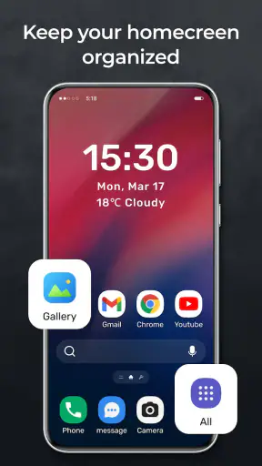 Big HomeScreen - Easy & Smooth screenshot 1