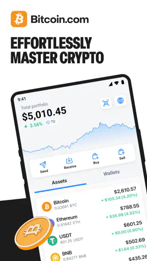 Bitcoin.com Wallet: Buy, Sell screenshot 1