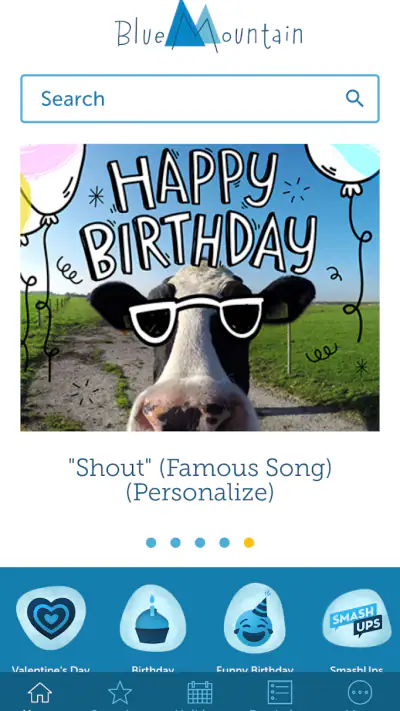 Blue Mountain Ecards screenshot 1