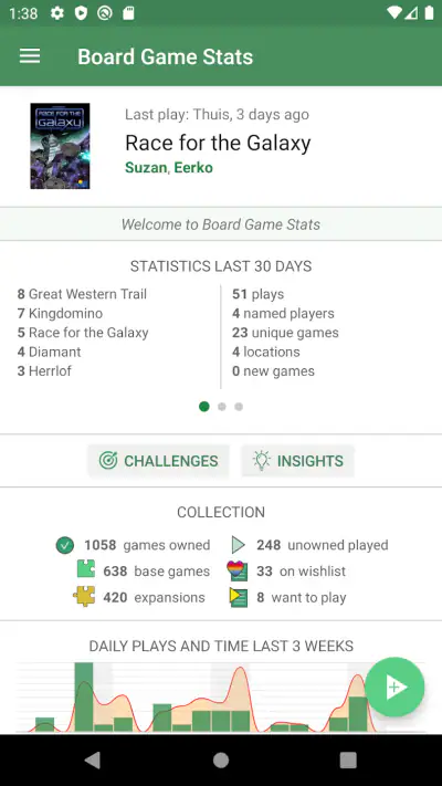 Board Game Stats screenshot 1