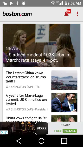 Boston.com screenshot 1