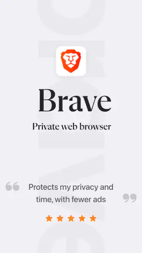 Brave Private Web Browser, VPN screenshot 1