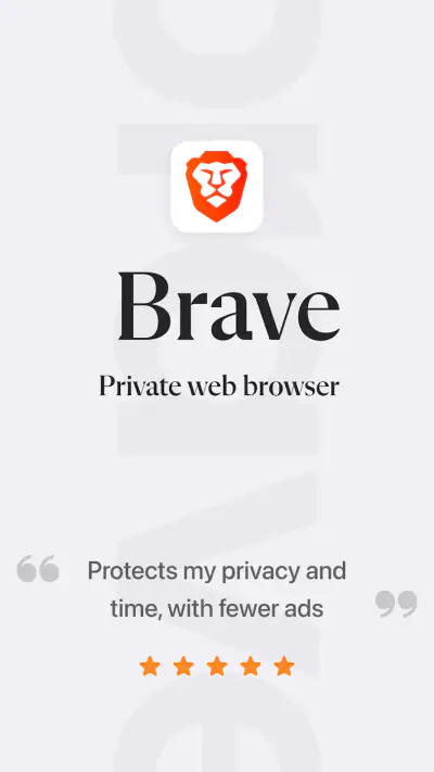 Brave Private Web Browser, VPN screenshot 1