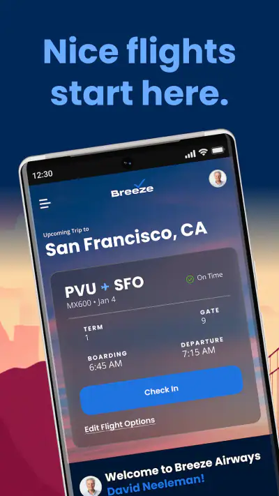 Breeze Airways screenshot 1