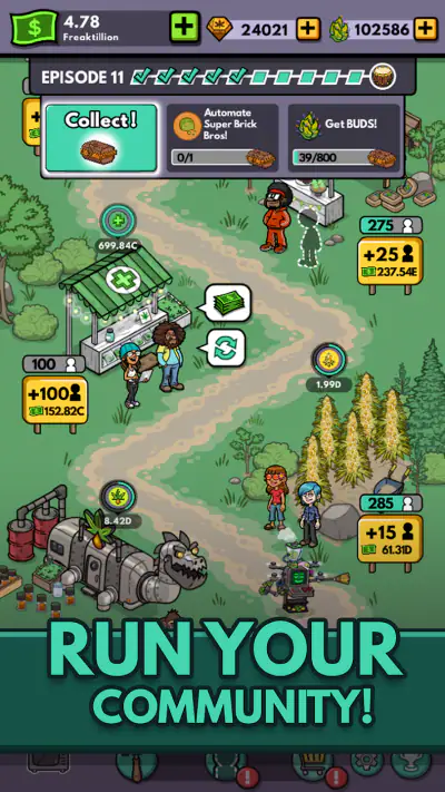 Bud Farm: Idle Tycoon screenshot 1