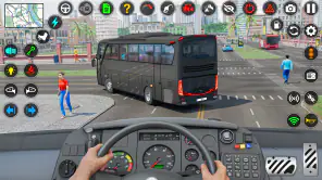 Bus Simulator : 3D Bus Games screenshot 1