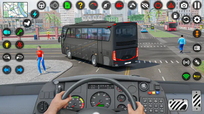 Bus Simulator : 3D Bus Games screenshot 1