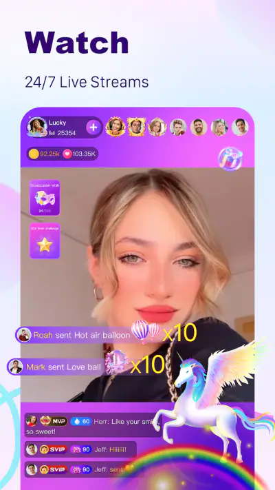 BuzzCast - Live Video Chat App screenshot 1