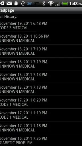 Cadpage screenshot 1
