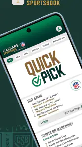 Caesars Sportsbook screenshot