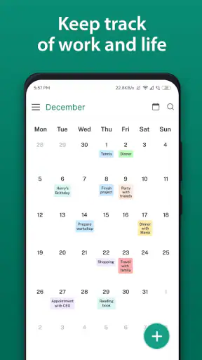 Calendar 2026 screenshot 1