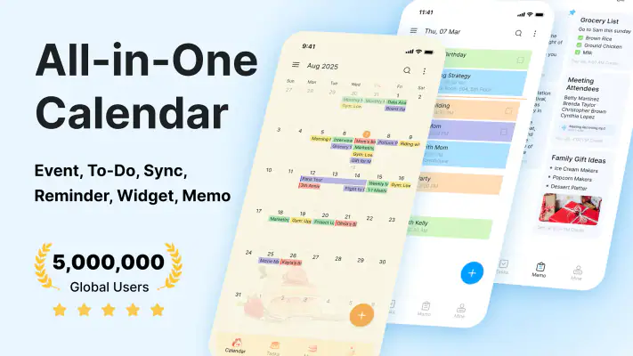 Calendar Planner - Agenda App screenshot 1