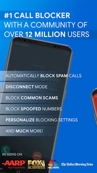 Call Control. Call Blocker screenshot 1