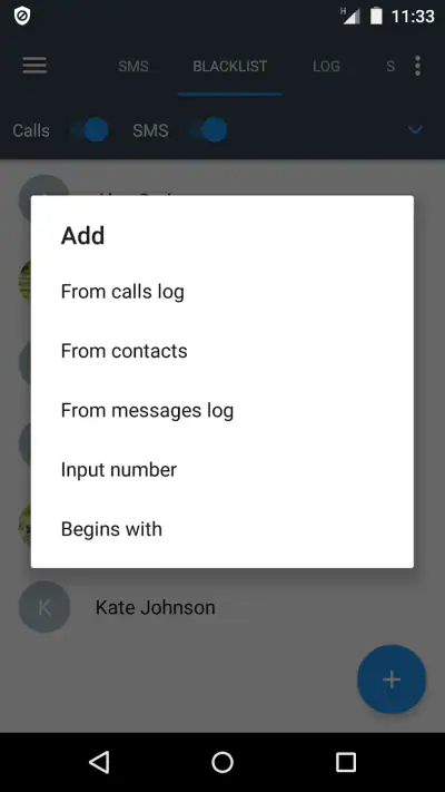 Calls Blacklist PRO - Blocker screenshot 1