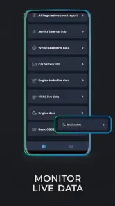 Carista OBD2 screenshot