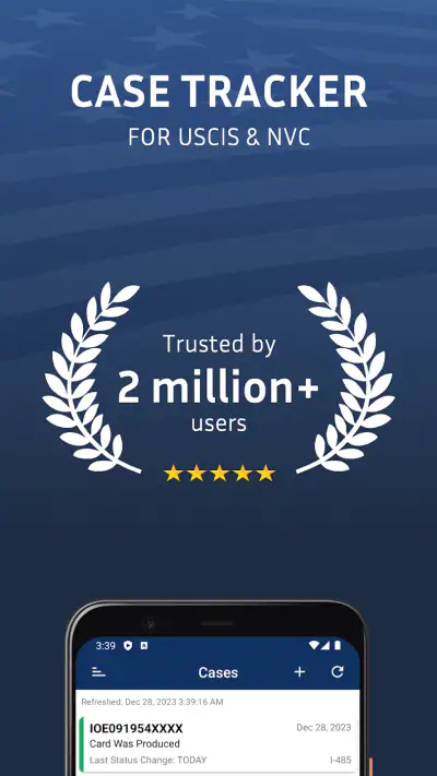 Case Tracker US Immigration screenshot 1