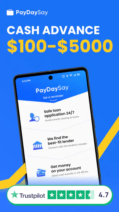 Cash Advance Now - PayDaySay screenshot 1