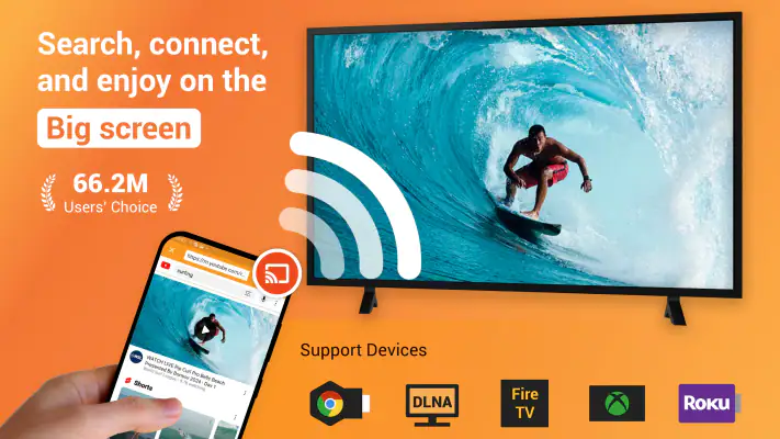 Cast to TV, Chromecast & Roku screenshot 1