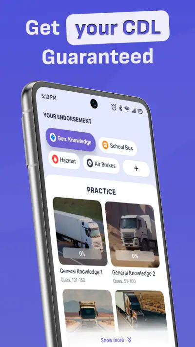 CDL Prep 2026: Test Practice screenshot 1