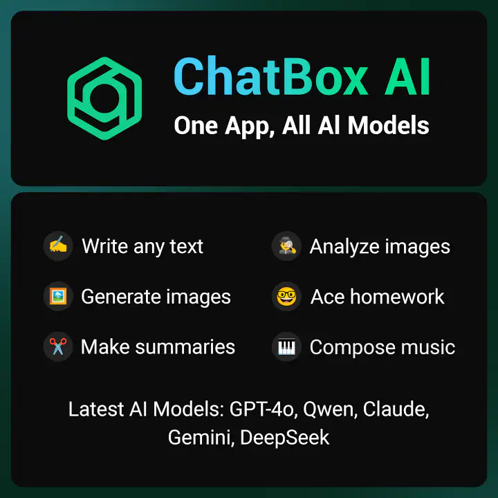 ChatBox: AI Chat Bot Assistant screenshot 1