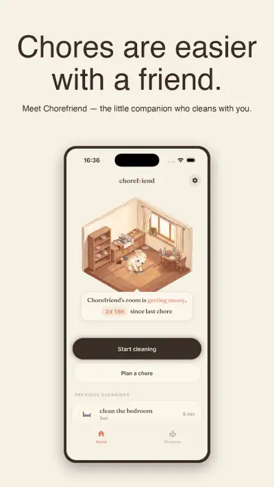 Chorefriend: Cleaning Schedule screenshot 1
