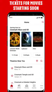 Cinemark Theatres screenshot