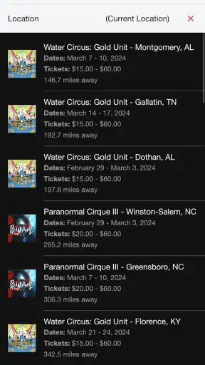 Cirque Italia screenshot 1