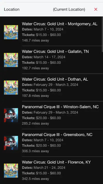 Cirque Italia screenshot 1