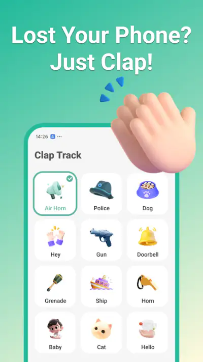 ClapTrack: Find Your Phone Now screenshot 1