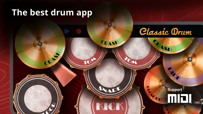 Classic Drum: play drums screenshot 1