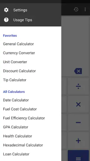 ClevCalc - Calculator screenshot 1