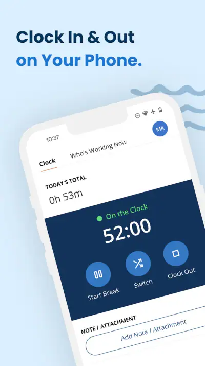 ClockShark Time Tracking screenshot 1