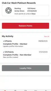 Club Car Wash Mobile App screenshot 4