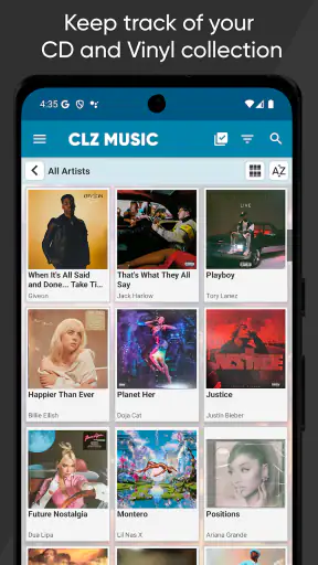 CLZ Music, CD/vinyl collection screenshot 1