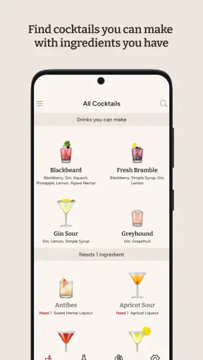 Cocktail Party: Drink Recipes screenshot 1