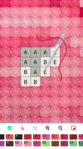 Color by Letter: Sewing game screenshot