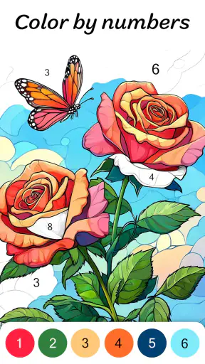 Color by Number for Adults screenshot 1