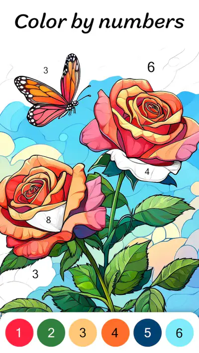 Color by Number for Adults screenshot 1