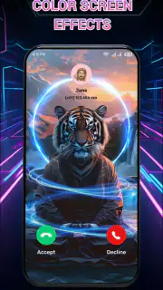 Color Call Theme, Call Screen screenshot 3