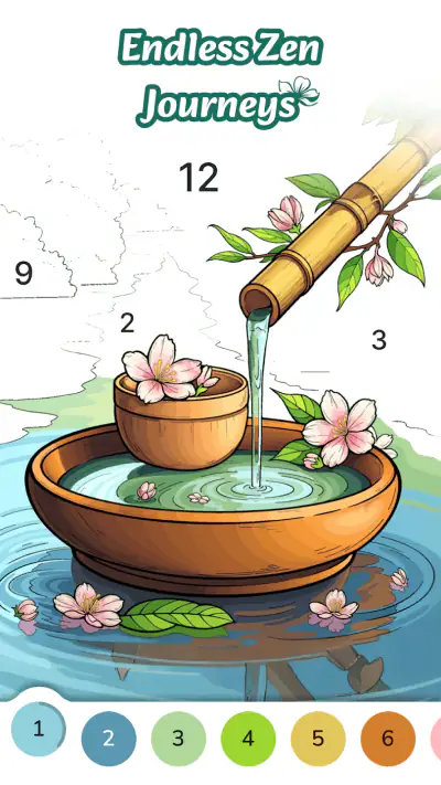 Color Flow - Color by Number screenshot 1