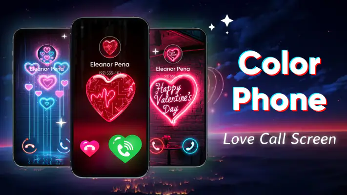 Color Phone: Call Screen Theme screenshot 1
