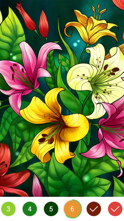 Coloring Book: Color by Number screenshot 1