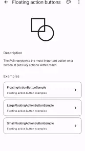 Compose Material Catalog screenshot