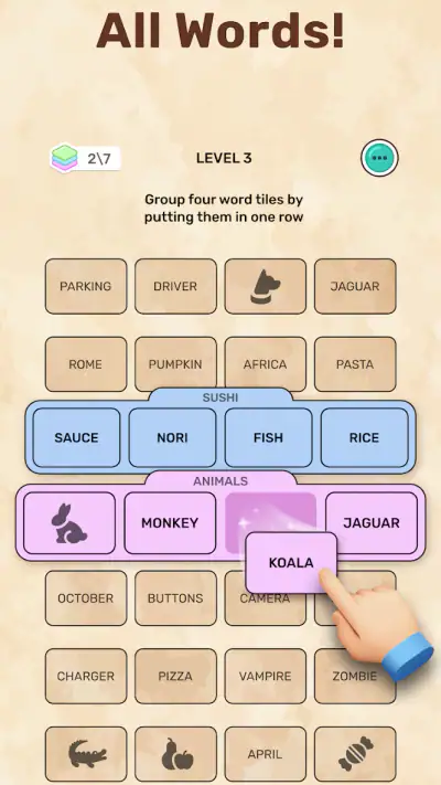 Connect Word: Association Game screenshot 1