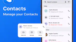 Contacts: Call Log & Dialer screenshot 1