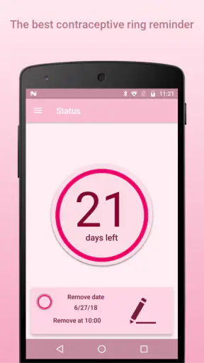 Contraceptive Ring Reminder + screenshot 1