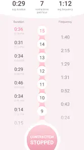 Contraction Timer & Counter 9m screenshot