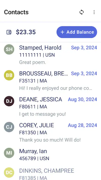 CorrLinks Text Chat screenshot 1