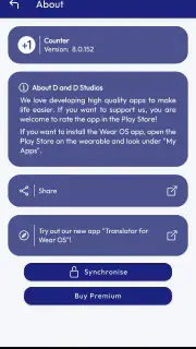 Counter for Wear OS screenshot 6