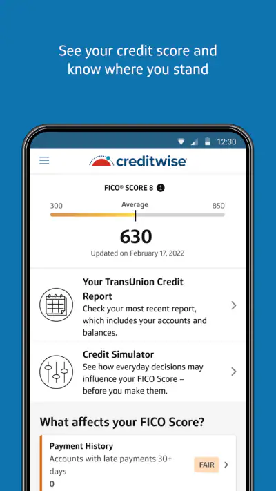 CreditWise from Capital One screenshot 1